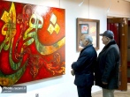 نگارخانه رضوان، میزبان آثار نقاشیخط در یادبود شهدای شاهچراغ
