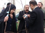 اجرای طرح وقف سبز با شعار هر خانه یک نهال در اصفهان