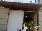 سرسبز شدن ورودی دفتر کانون‌های خدمت رضوی محمودآباد