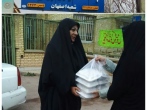 توزیع غذای گرم برای ایتام و مددجویان و جامعه معلولین در اصفهان 