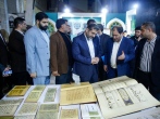 بازدید وزیر فرهنگ و ارشاد اسلامی از غرفه‌ آستان قدس رضوی در نمایشگاه بین‌المللی قرآن 