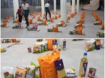 توزیع بسته های مواد غذایی بین فقرای سمیرمی          