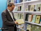 نماینده تربت حیدریه از غرفه به‌نشر در نمایشگاه کتاب بازدید کرد