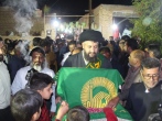 مراسم شهید آبروی محله در شمس آباد نوق برگزار شد