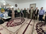 بیرق روضه منور ثامن الحجج(ع) مهمان منزل شهید یزدانی در دشتستان شد 