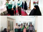 دیداربا خانواده های ۶ شهید جنگ تحمیلی در شهر جوزدان