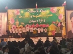 جشن میلاد امام رضا(ع) در جوار آب‌های نیلگون خلیج فارس برگزار شد 