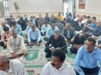 مراسم دعای عرفه در مصلای نماز جمعه شهر چغادک برگزار شد