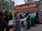 برپایی موکب و میزبانی از عزاداران حسینی در سیمرغ
