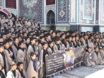 محکومیت حادثه تروریستی شیراز توسط ۴۰۰ قاری قرآن کریم در حرم مطهر رضوی