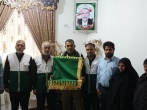 استشمام عطر پرچم متبرک رضوی در شهرستان منوجان
