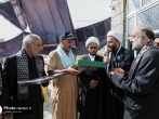 توزیع بسته‌های متبرک رضوی به موکب‌داران اربعین حسینی