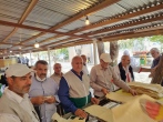 برپایی موکب خادمیاران البرز در بست شیخ طوسی و توزیع روزانه ۲۵ هزار قرص نان بین زوار