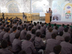 اجتماع فاتحان ثریا جشن بیعت با امام زمان(عج) با حضور 1000 دانش آموز پسر