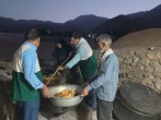 اطعام رضوی اهالی روستای دربر 