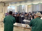 پذیرایی از زائران رضوی در چایخانه حضرت رضا(ع) در صحن کوثر حرم مطهر