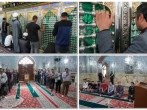 تنظیف مضجع منور حضرت حسین بن موسی الکاظم(ع) طبس