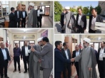 خدا قوت مدیرعامل مؤسسه آستانه حضرت حسین بن موسی الکاظم(ع) به پرسنل کتابخانه این آستان