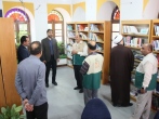 مدیر کانون‌های خدمت رضوی استان بوشهر از کتابخانه مصلحیان بازدید کرد