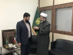 تقدیر معاون بین‌الملل آستان قدس رضوی از خادم فداکار حرم شاهچراغ 