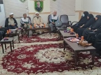 دیدار و نشست با امام جمعه شهرستان قلعه‌گنج 