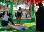 آیین وداع با شهید گمنام در رکن آباد نوق رفسنجان برگزار شد