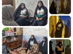 بازدید از منازل زنان سرپرست خانوار شهر چغادک برای رفع مشکلات 