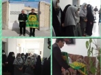 حضور دختران رضوی در خانه سالمندان نیکان طبس