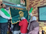 حضور خادمان و پرچم بارگاه مقدس رضوی در دبستان‌های دخترانه اصفهان