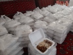 مشارکت در تهیه ۱۲۰۰ پرس اطعام معتکفین در شب رحلت حضرت زینب(س)