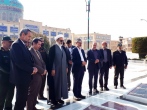 حضور رییس سازمان قضائی نیروهای مسلح کل کشور در زیارتگاه شهید مدرس