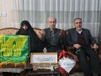 خادمیاران کانون ایثار و شهادت منطقه ۱۴ تهران میهمان شهید داریوش لقمانی شدند