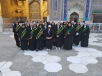 اعزام ۲۵ نفر از دختران بم به زیارت حضرت ثامن الحجج(ع) 