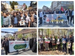 همراهی کارکنان و کارگران بنیاد بهره‌وری موقوفات با مردم فلسطین در راهپیمایی روز قدس