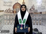 اهدای مدال طلای یک بانوی ورزشکار به موزه آستان قدس رضوی