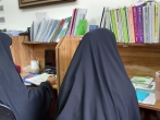 روزهای گرم اعتکاف علمی دانش آموزان دبیرستان امام رضا(ع) 
