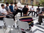 برپایی ایستگاه کافه گفت وگو  ویژه نوجوانان و جوانان در میقات الرضا