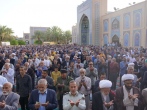 اقامه  نماز عید سعید فطر در آستان حضرت حسین بن موسی الکاظم(ع)