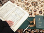 انجام ختم قرآن و هدیه به ساحت امام مهربانی‌ها در ایام دهه کرامت 
