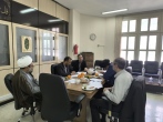 برگزاری  نشست هیئت مدیره موسسه آستانه حضرت حسین بن موسی الکاظم(ع) و زیارتگاه شهید مدرس در مشهد