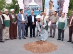 کلنگ احداث چایخانه حضرت رضا(ع) در چهار محال وبختیاری به زمین زده شد