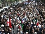 راهپیمایی نمازگزاران جمعه مشهد در اعلام انزجار از جنایات صهیونیستها 