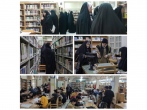 استقبال مراجعان مهمان از خدمات متنوع مطالعاتی کتابخانه مرکزی حرم رضوی 