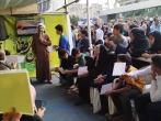 استقبال پرشور زائران و مجاوران رضوی از غرفه‌های فرهنگی زیارتگاه شهید مدرس