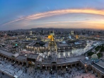 عکس با کیفیت : نمای هوایی از حرم امام رضا علیه السلام