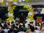 شور و شعف نوجوانان امام رضایی در جشن میلاد حضرت ثامن‌الائمه(ع) 