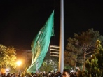 پرچم یا امام رضا علیه السلام در تبریز به اهتزاز در آمد