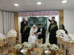 رنگ و بوی رضوی در جشن ازدواج زوج همدانی