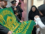 نوزادان بی‌سرپرست بیرجند در پناه پرچم رضوی