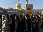  تشرف بانوان ورزشکار به حرم مطهر رضوی